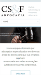 Mobile Screenshot of csfadvocacia.com.br